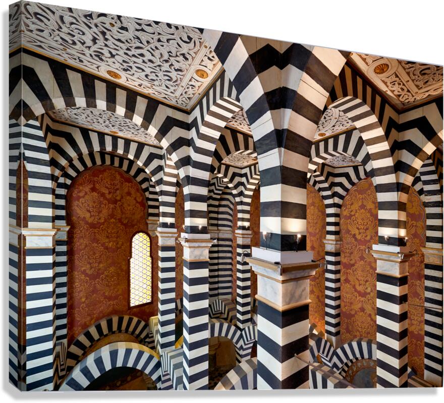 Bologna Italy. Rocchetta Mattei is a fortress located in the northern Apennines