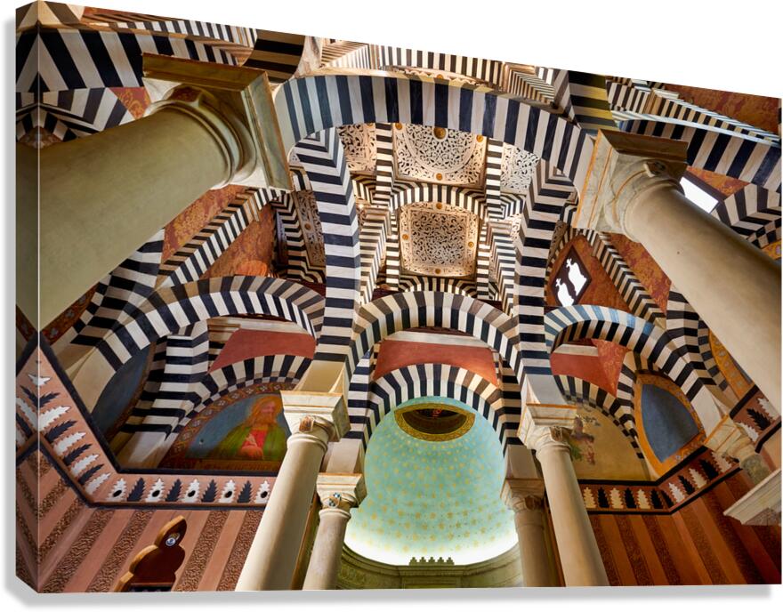 Bologna Italy. Rocchetta Mattei is a fortress located in the northern Apennines