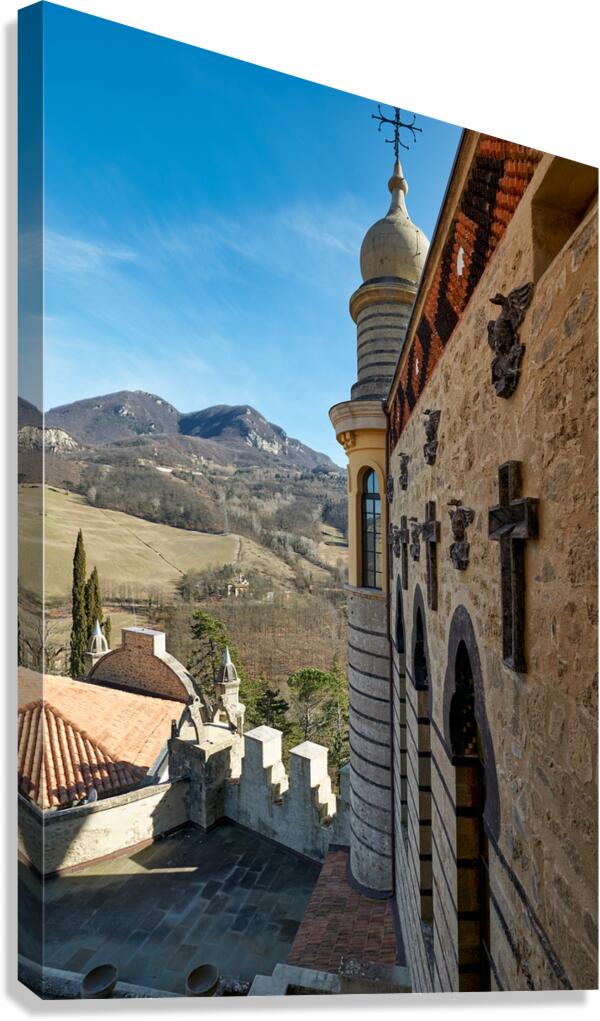 Bologna Italy. Rocchetta Mattei is a fortress located in the northern Apennines