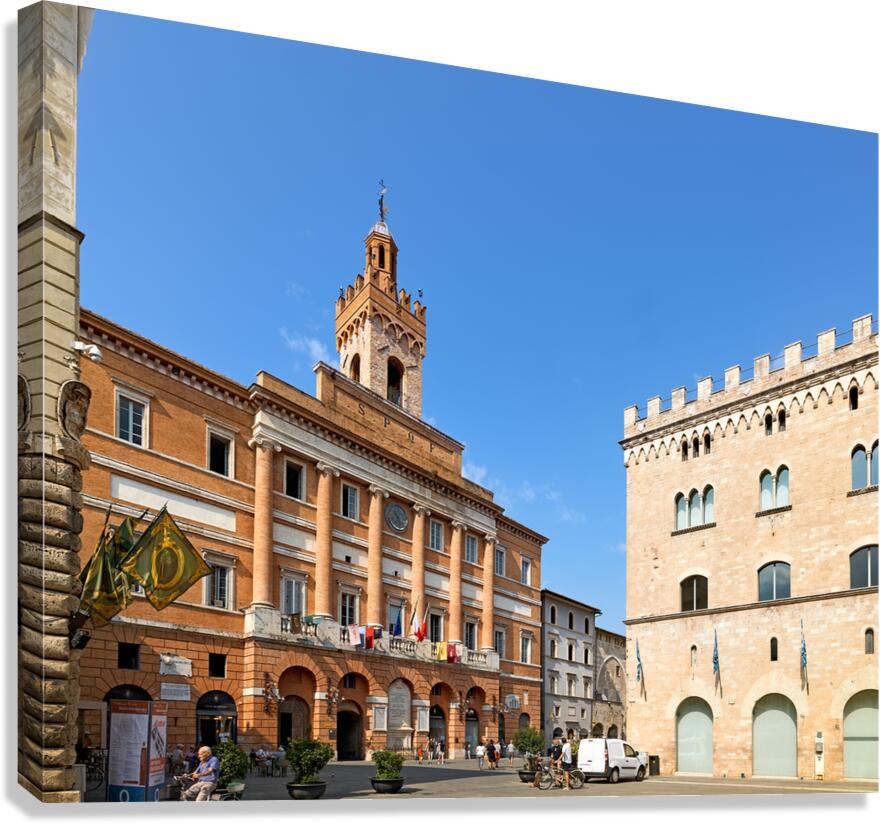 Foligno Umbria Italy. The Town Hall Communal Palace