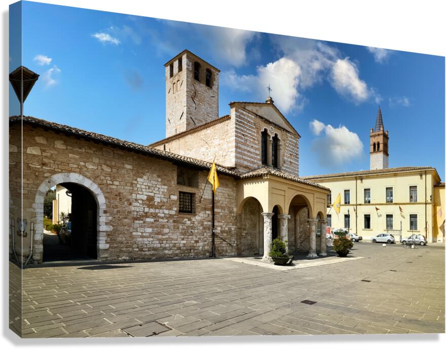 Foligno Umbria Italy. The church of Santa Maria Infraportas
