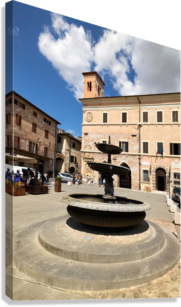 Spello Umbria Italy. Piazza della Repubblica