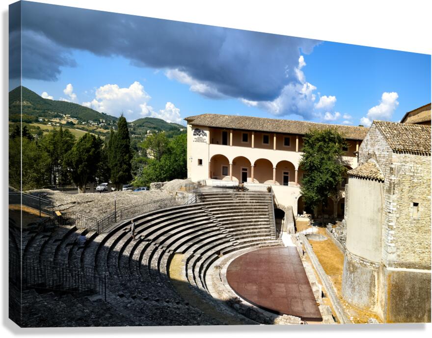 Spoleto Umbria Italy. The roman theater
