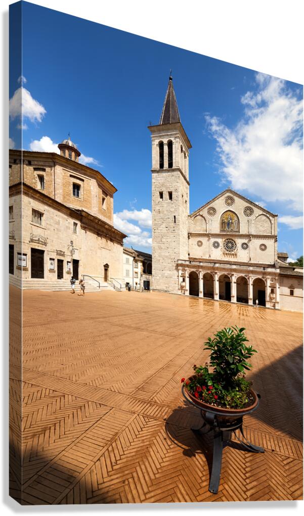 Spoleto Umbria Italy. Duomo di Spoleto Cathedral