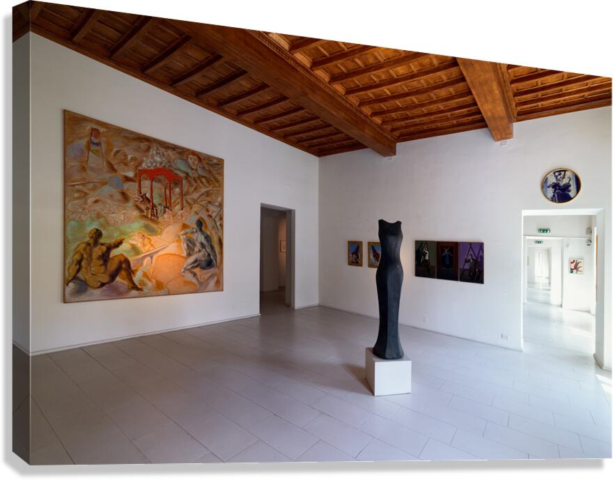Spoleto Umbria Italy. Collicola Palace Art Gallery