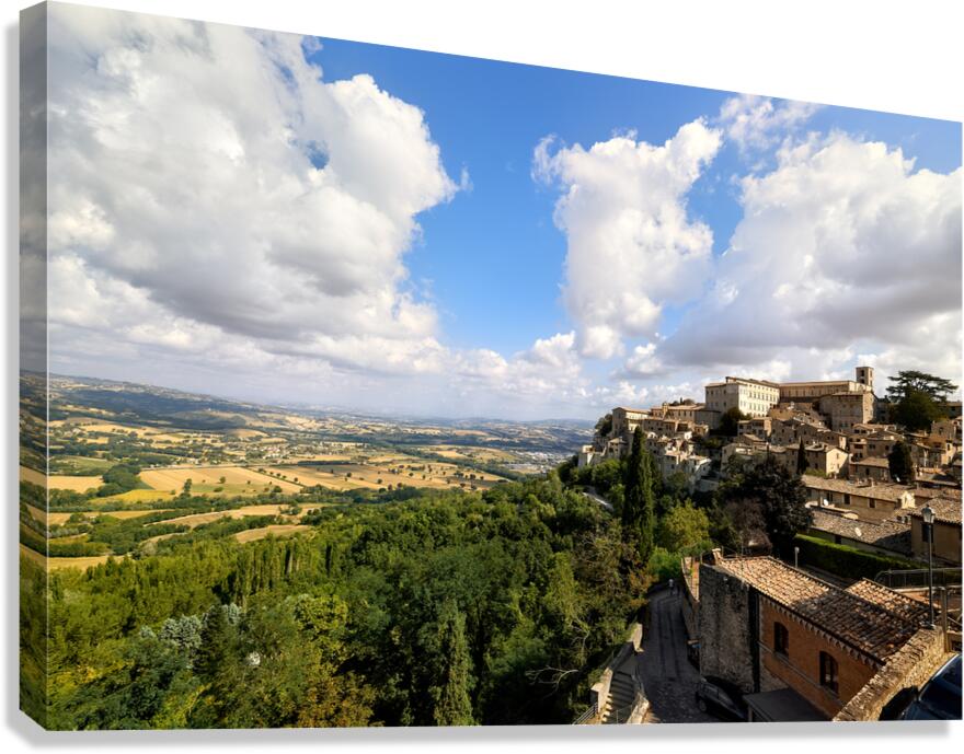 Todi Umbria Italy. Cityscape