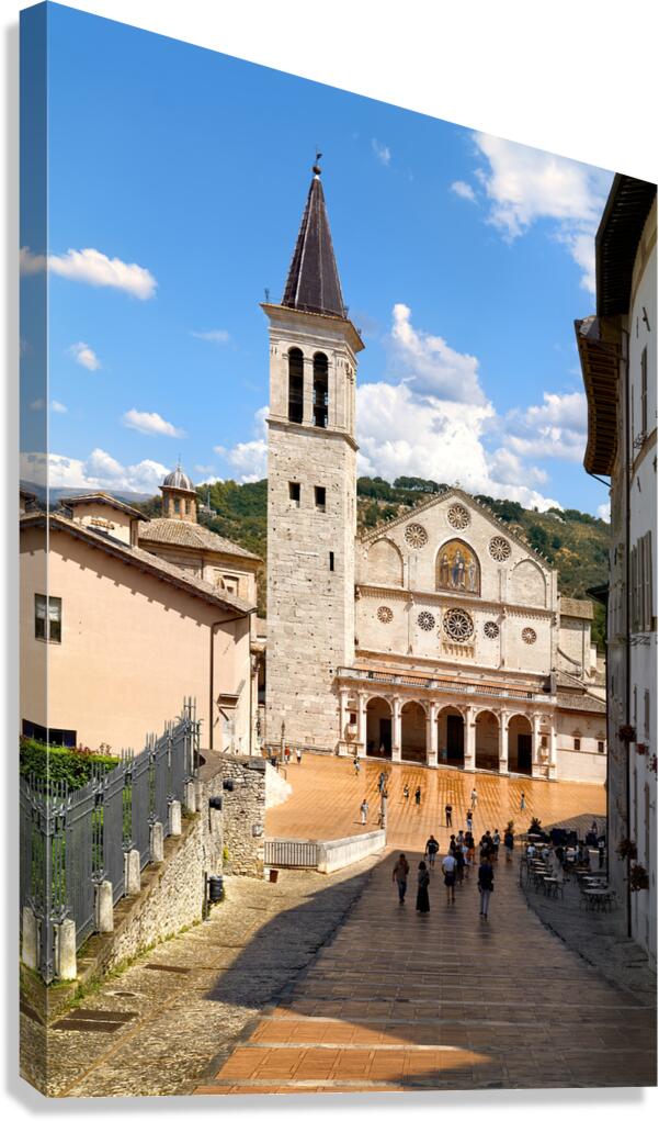 Spoleto Umbria Italy. Duomo di Spoleto Cathedral