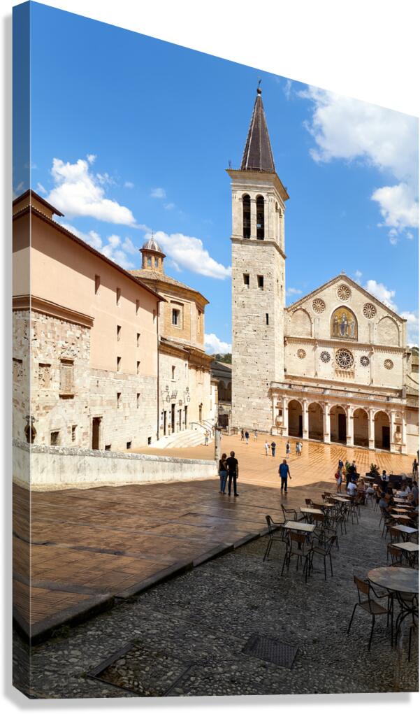 Spoleto Umbria Italy. Duomo di Spoleto Cathedral