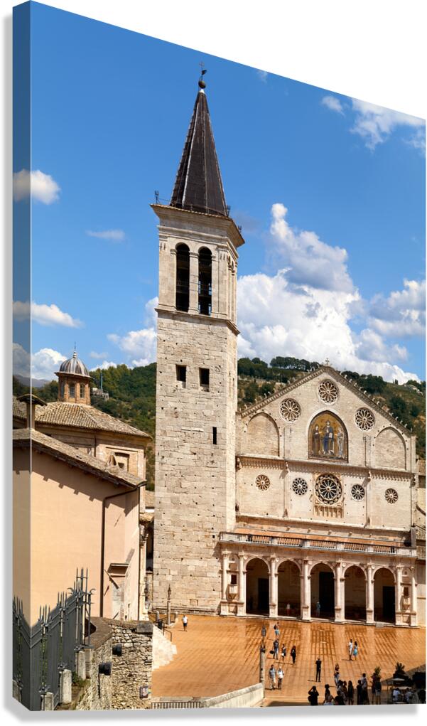 Spoleto Umbria Italy. Duomo di Spoleto Cathedral