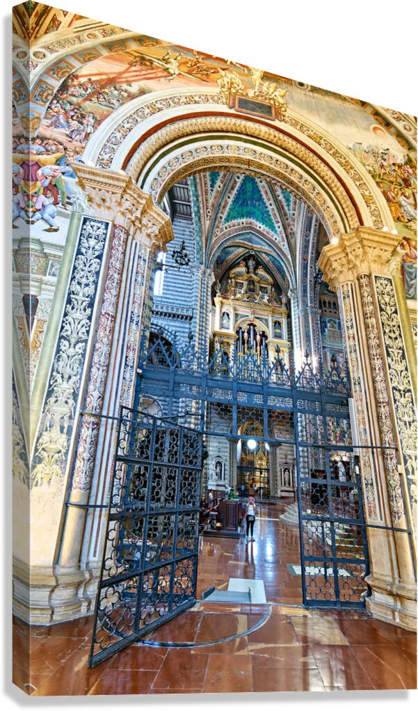 Orvieto Umbria Italy. The interior of the Cathedral