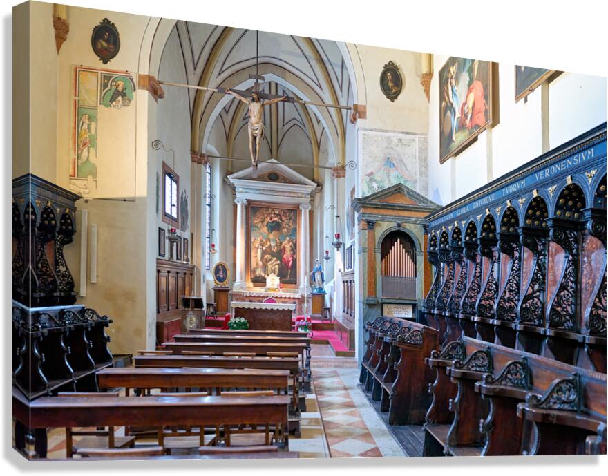 Verona Veneto Italy. The Basilica of Saint Anastasia. Cappella Giusti Giusti chapel