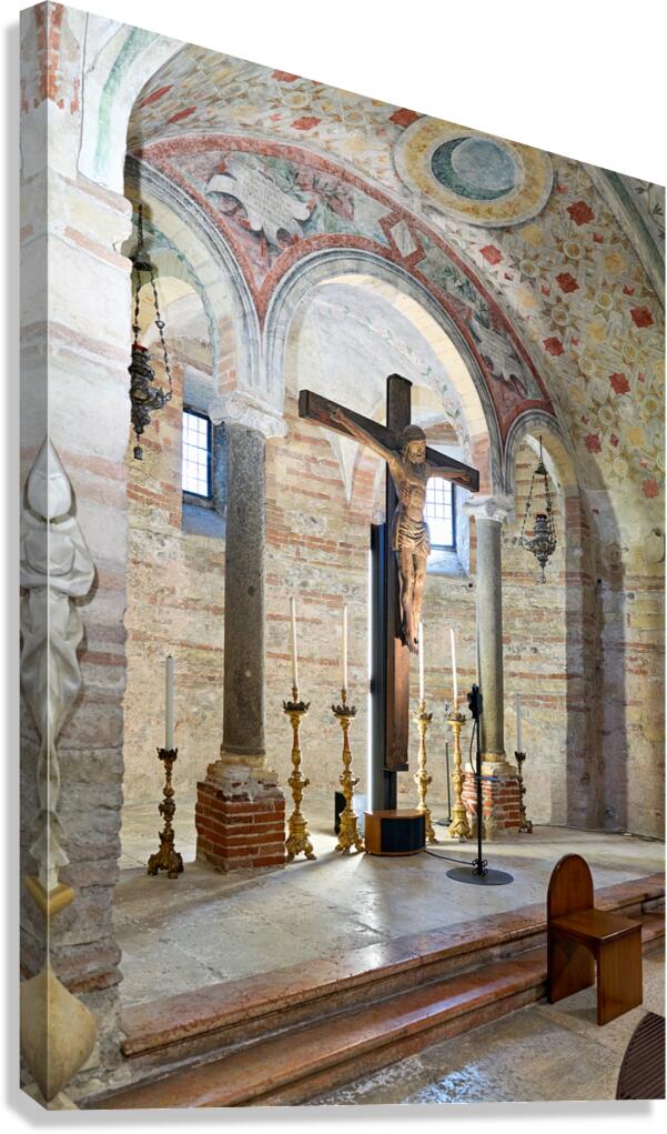 Verona Veneto Italy. San Fermo Maggiore Church