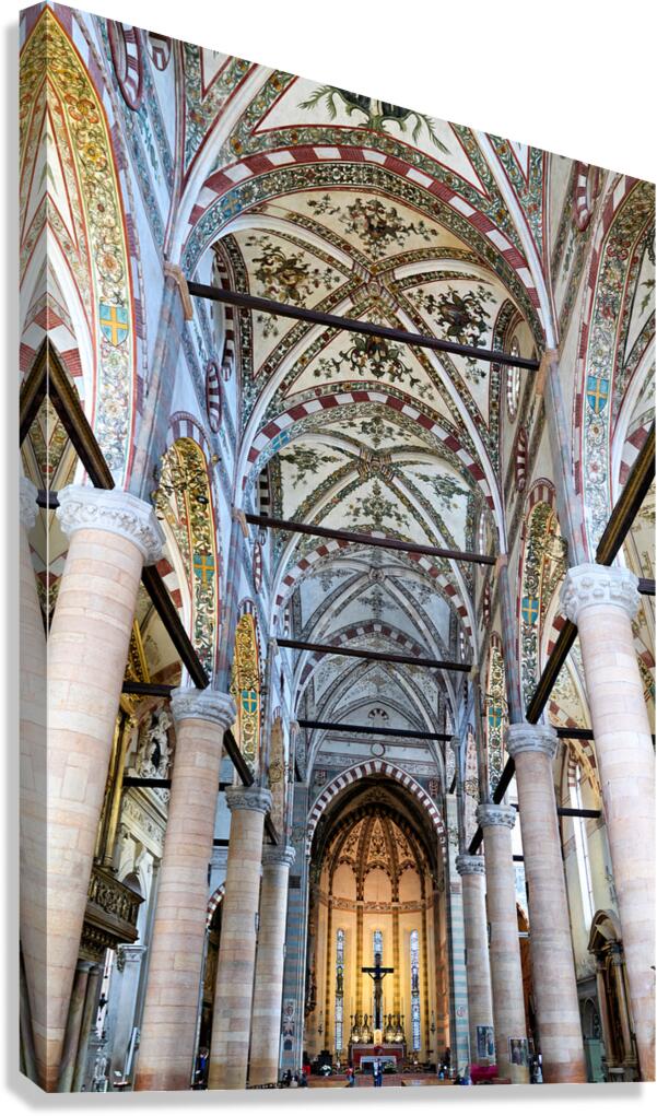 Verona Veneto Italy. The Basilica of Saint Anastasia