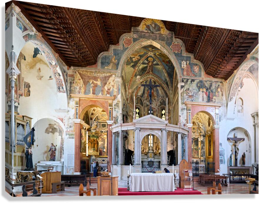 Verona Veneto Italy. San Fermo Maggiore Church