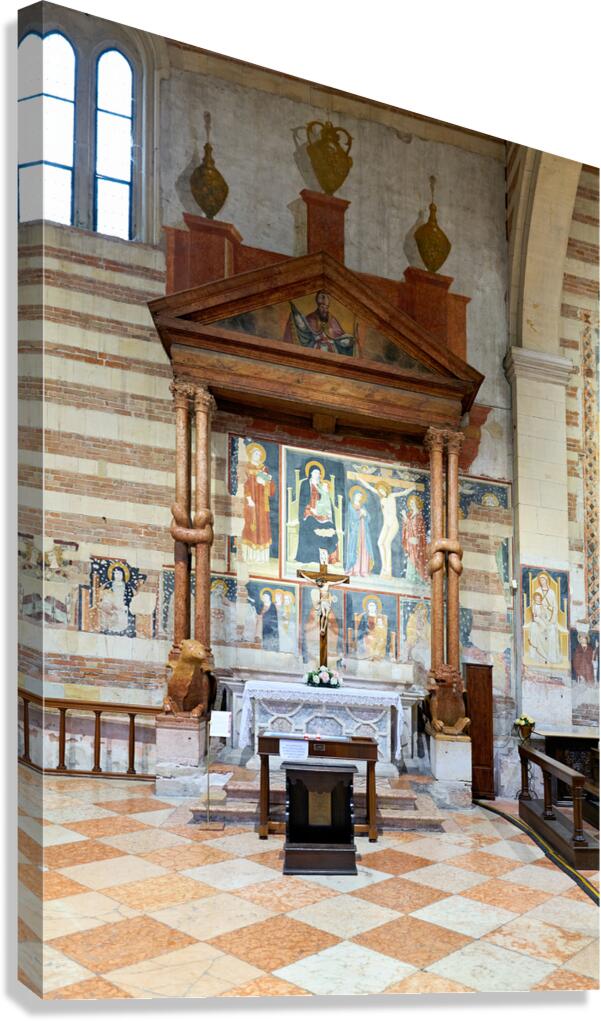 Verona Veneto Italy. The Basilica of San Zeno
