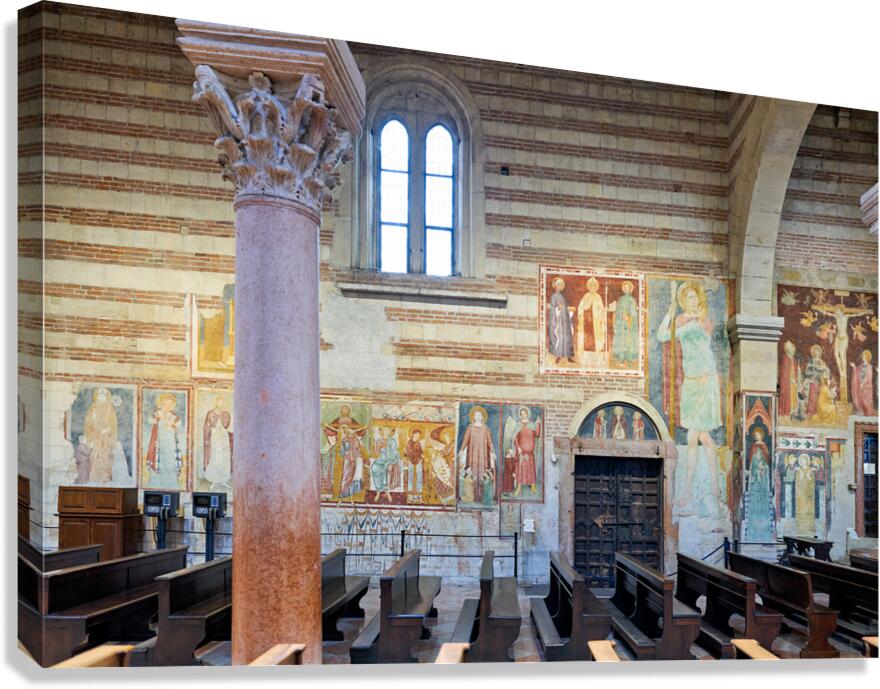 Verona Veneto Italy. The Basilica of San Zeno