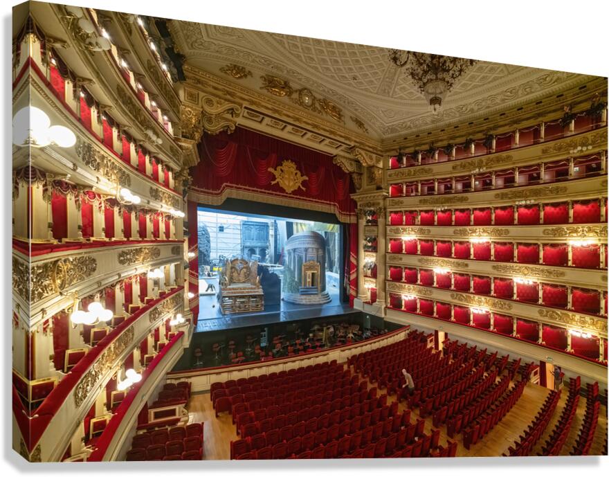 Milan Italy. Teatro alla Scala Opera House