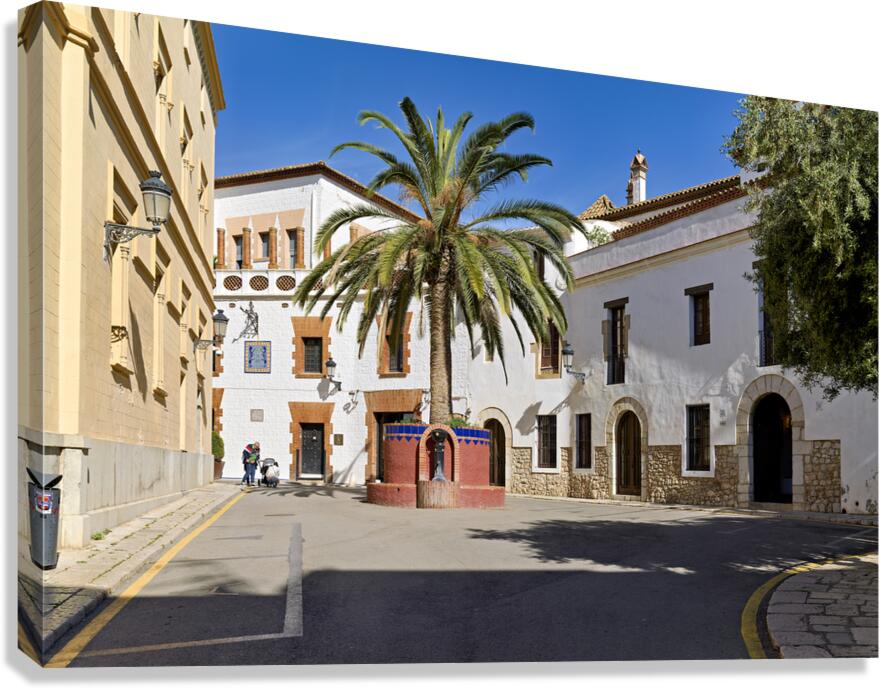 Sitges Catalunya Spain. Historical buildings