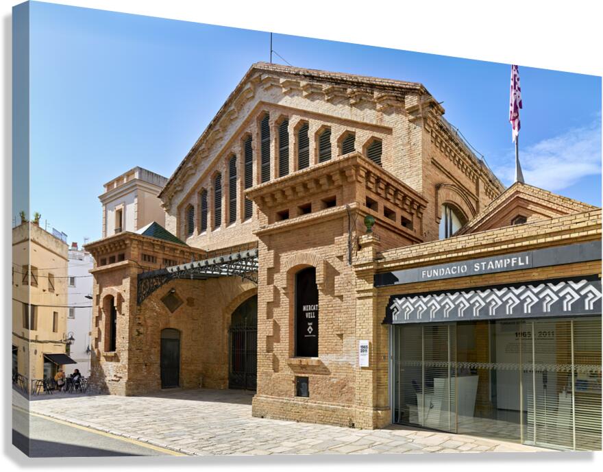 Sitges Catalunya Spain. Central Market