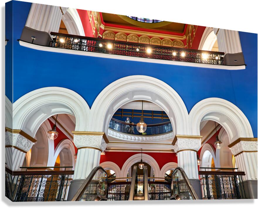 Ornate interior of Queen Victoria Building in Sydney Australia