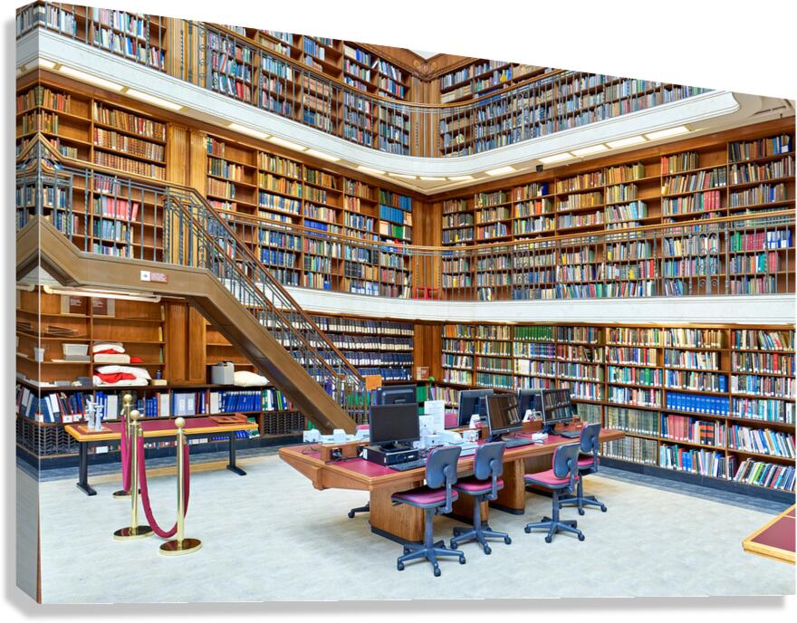 Visitors study and read at Mitchell Library in Sydney Australia