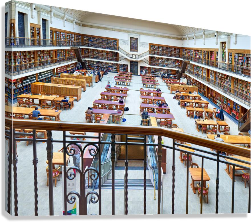 Students study in library at Mitchell Library Sydney