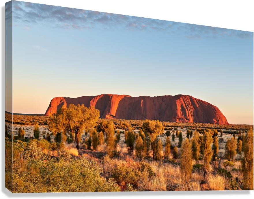 Uluru at sunset Australia