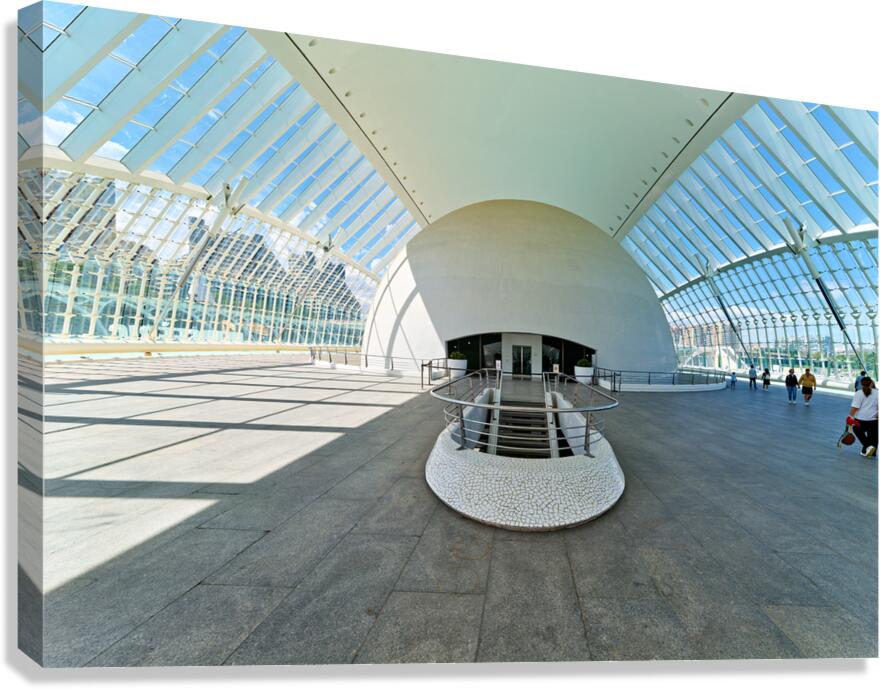 Visit to hemisferic in city of arts and sciences in valencia spa