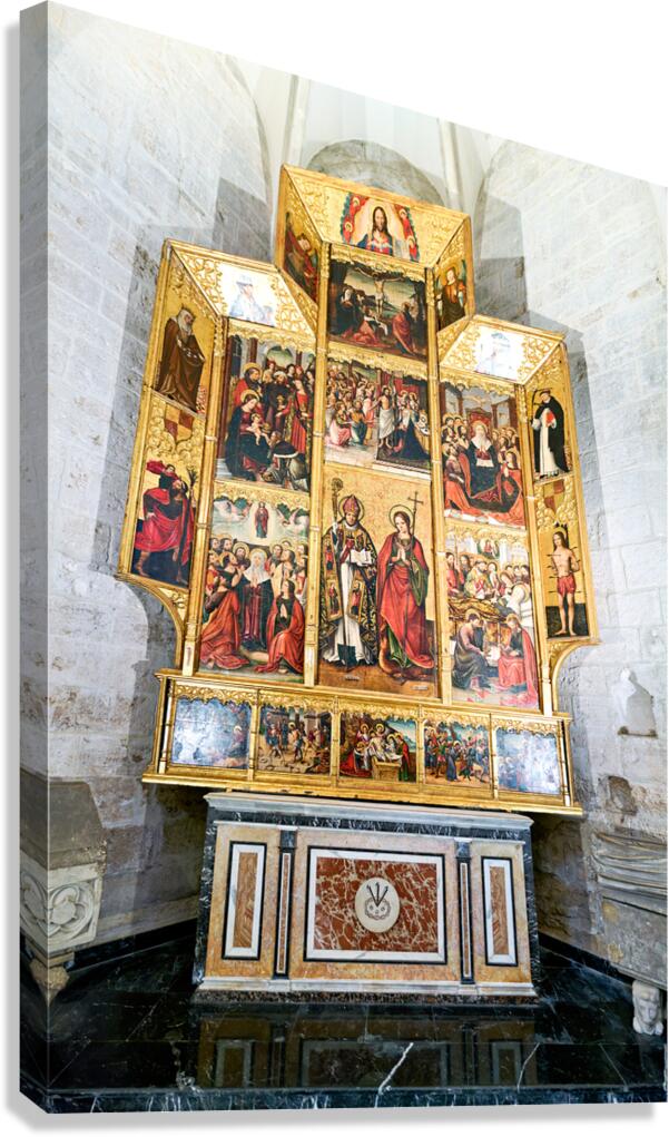 Artwork in Capilla de San Dionisio at Valencia Cathedral in Spai