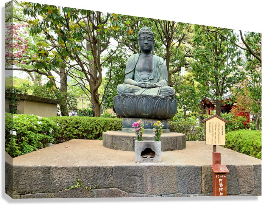 Visit to Senso ji temple in Asakusa with Buddha statue