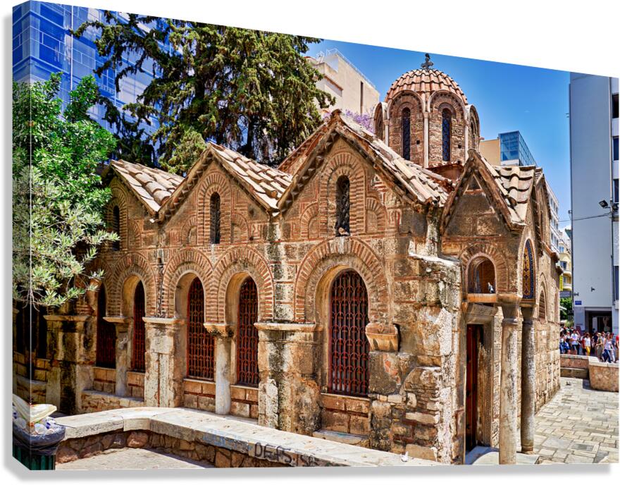 Oldest church in Athens Greece Orthodox Church of Panaghia Kapn