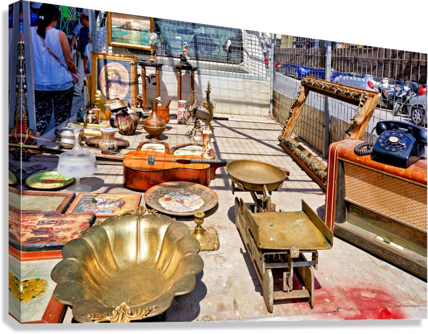 Discovering unique items at the flea market in Monastiraki Athe