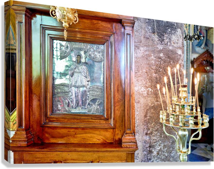 Visit to orthodox church of panaghia kapnikarea in athens greece