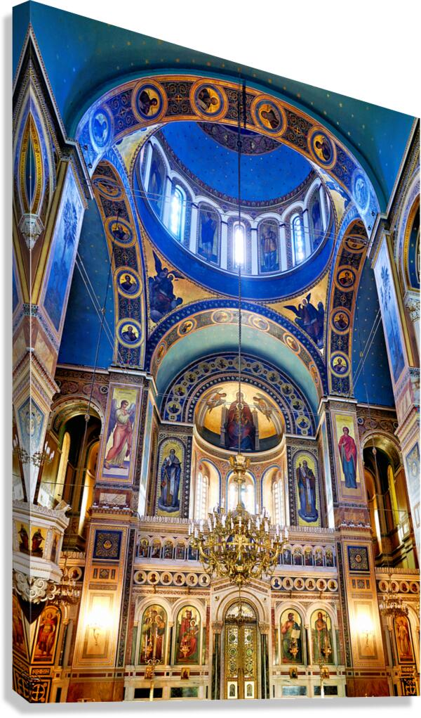 Mitropolis Cathedral in Athens features historic architecture