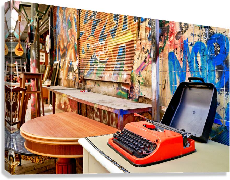 Visit to Monastiraki flea market in Athens Greece shows vintage 