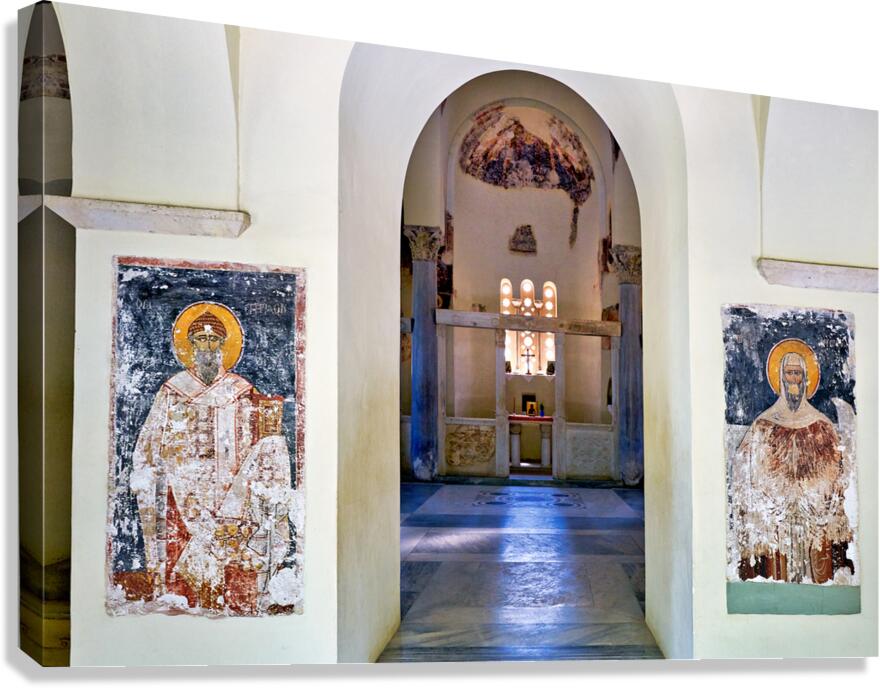 Old church of the holy apostles in ancient agora of athens