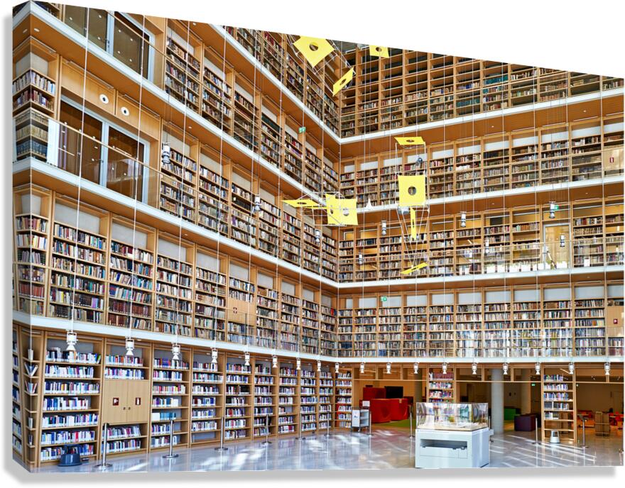 People explore the National Library in Athens Greece