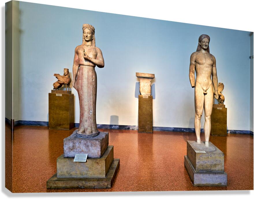 Sculptures at athens national archaeological museum