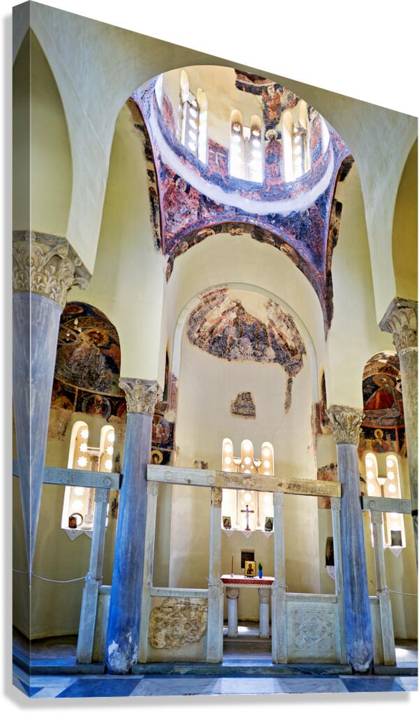 Old church of the holy apostles in ancient agora of athens