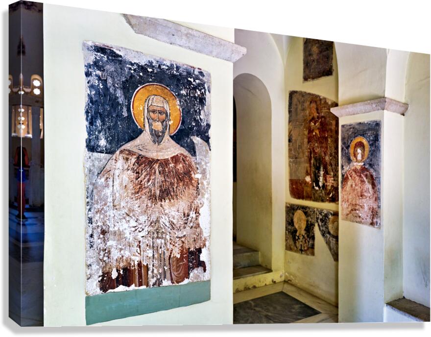 Old church of the holy apostles in athens greece at ancient agor