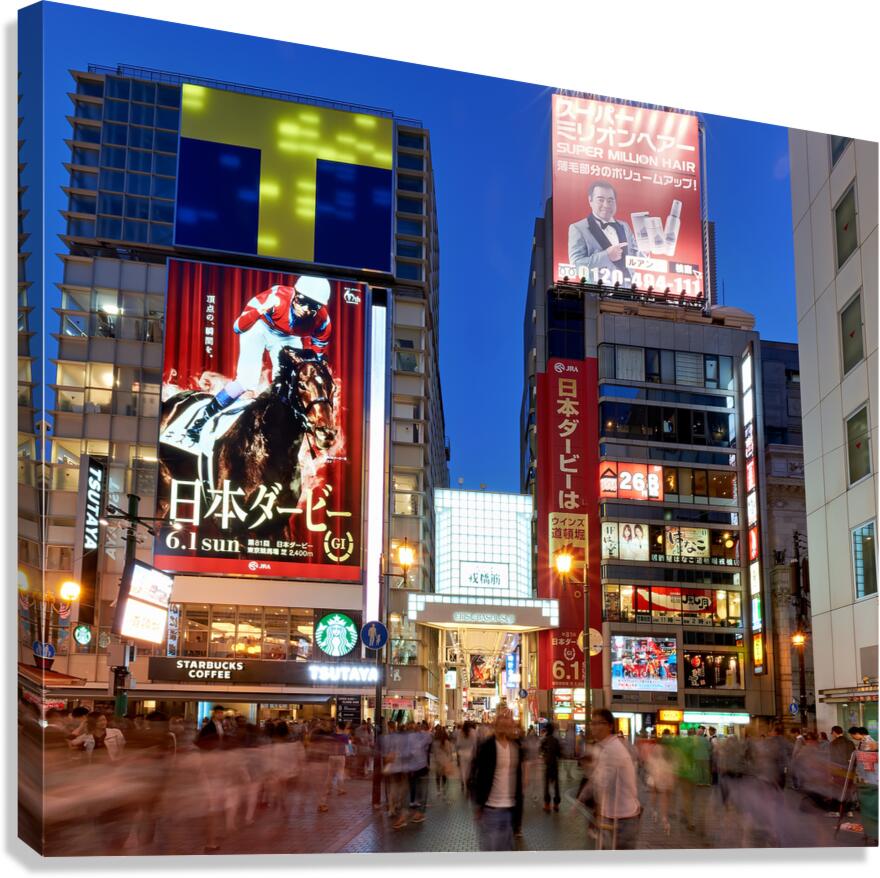 Illuminated signboards in Dotonbori District of Osaka during sun