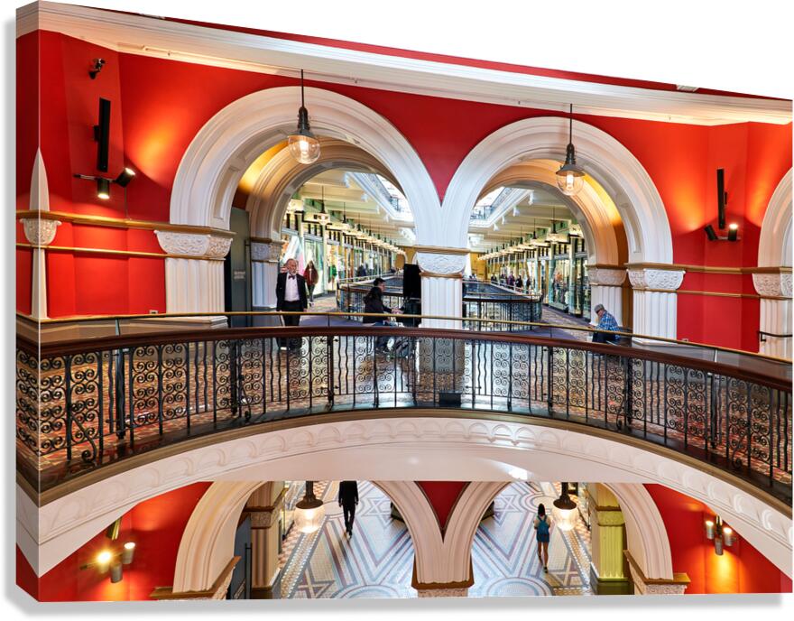 Ornate interior of Queen Victoria Building in Sydney welcomes vi