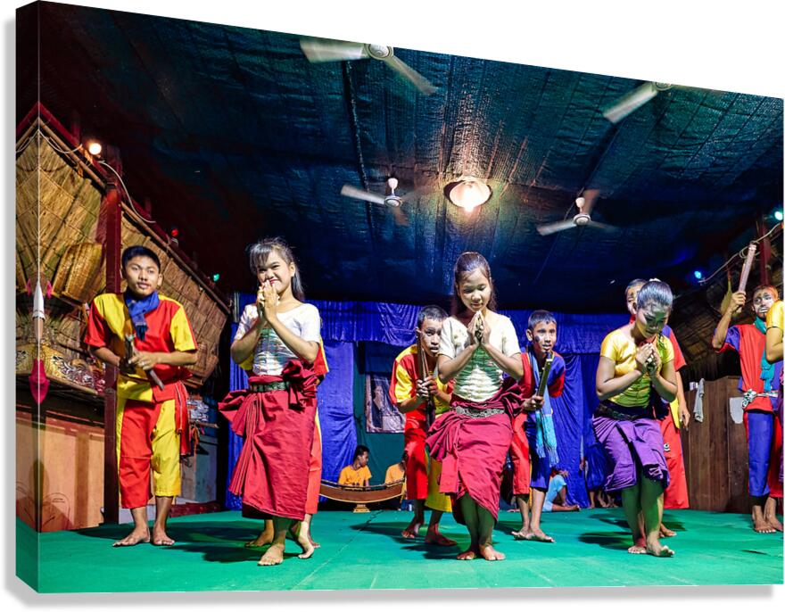 Children performing traditional Cambodian dance.