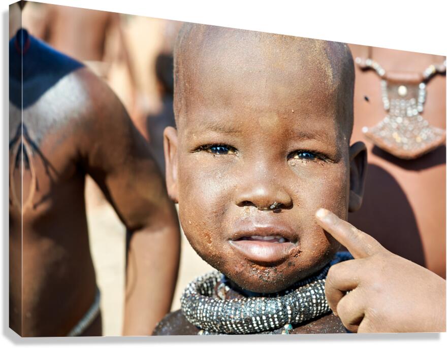 Himba child in Kunene Region of Namibia
