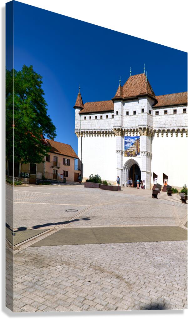 Exploring the castle in Annecy Haute Savoie France
