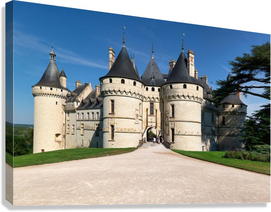 Chateau de Chaumont sur Loire stands tall in Chaumont France
