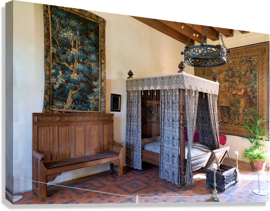 Visit to the interior of Chateau dAmboise in France