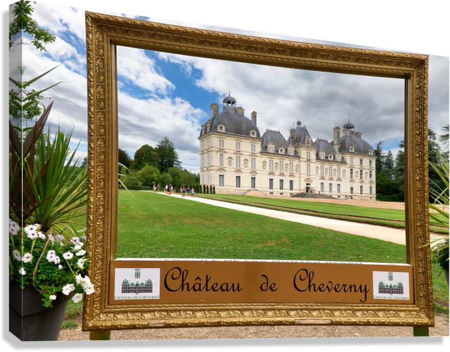 Chateau de Cheverny in the Loire Valley offers a beautiful view