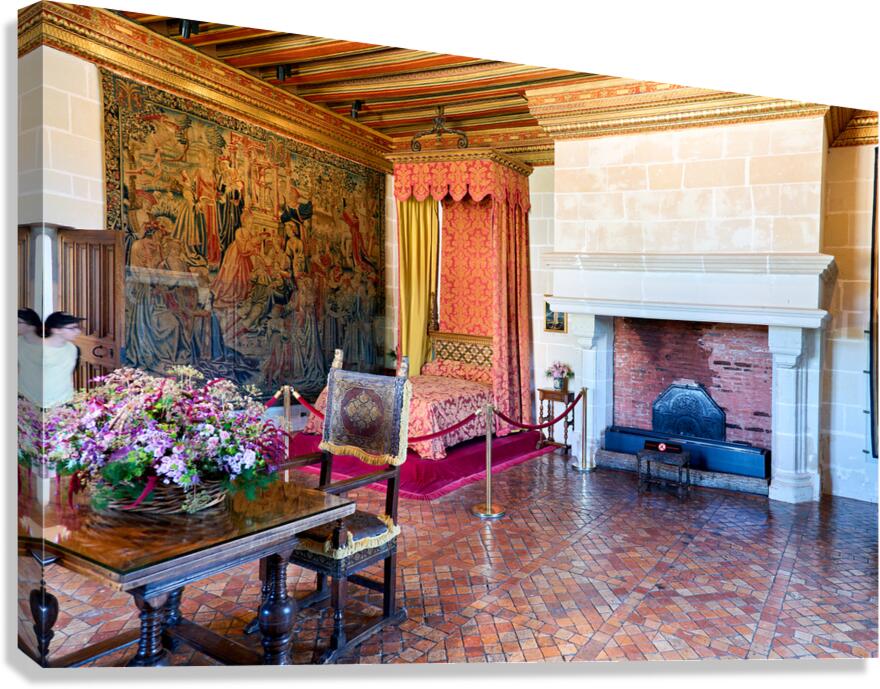 Visit the interiors of Chateau de Chenonceau in France during th