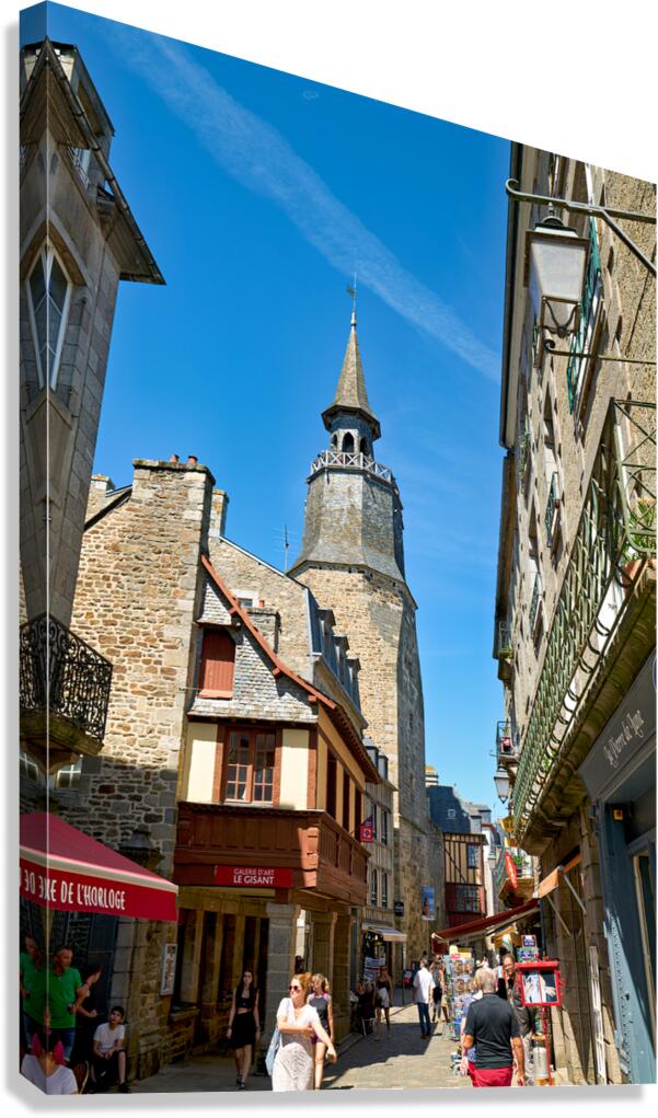 Visit to Tour de lHorloge in Dinan Brittany France